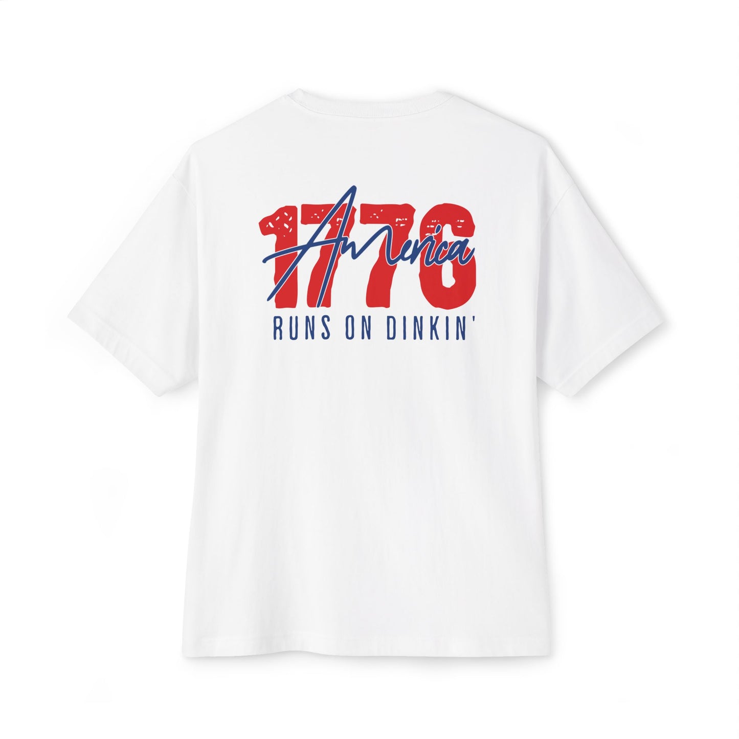 1776 Dinkin Oversized Boxy Pickleball Unisex T-Shirt