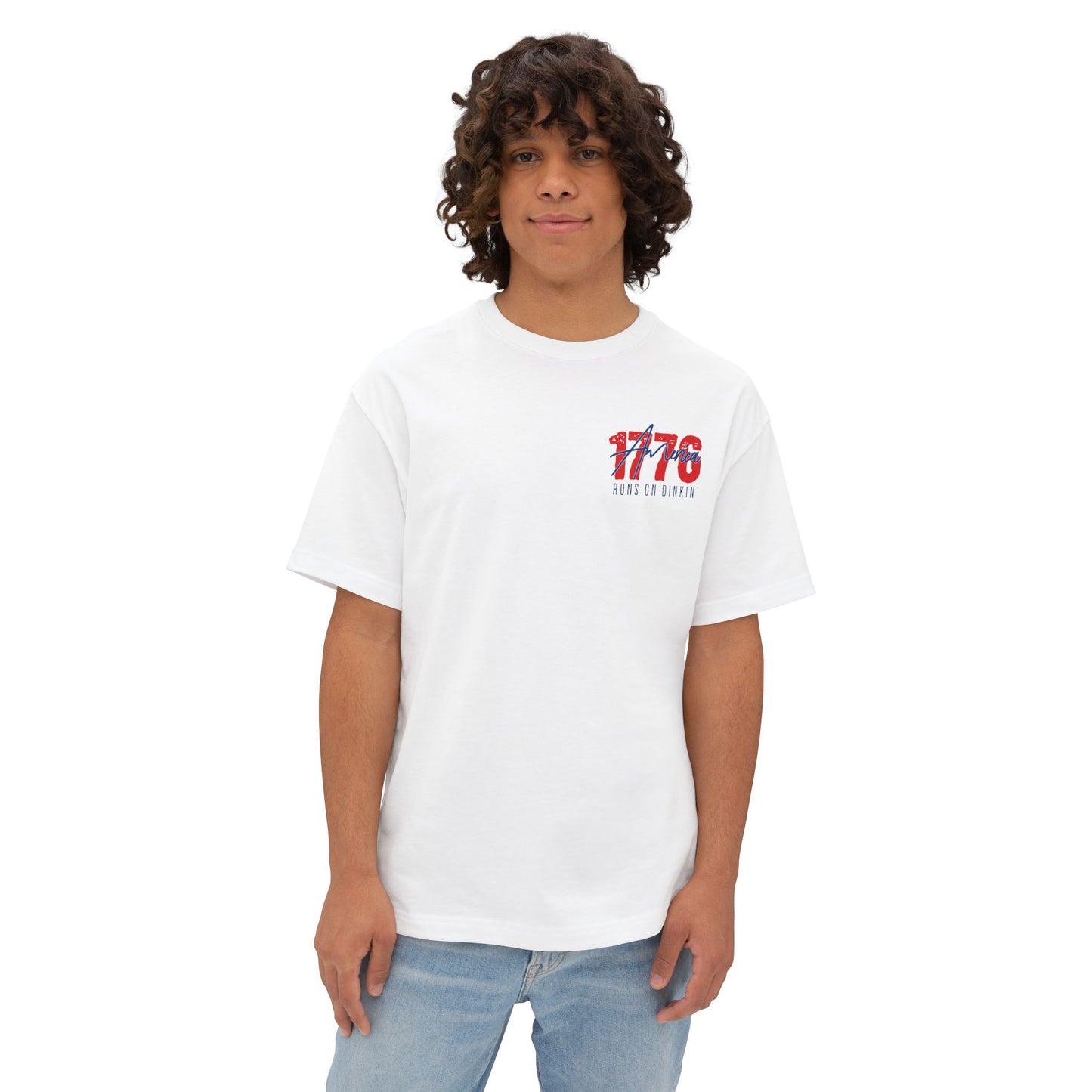 1776 Dinkin Oversized Boxy Pickleball Unisex T-Shirt