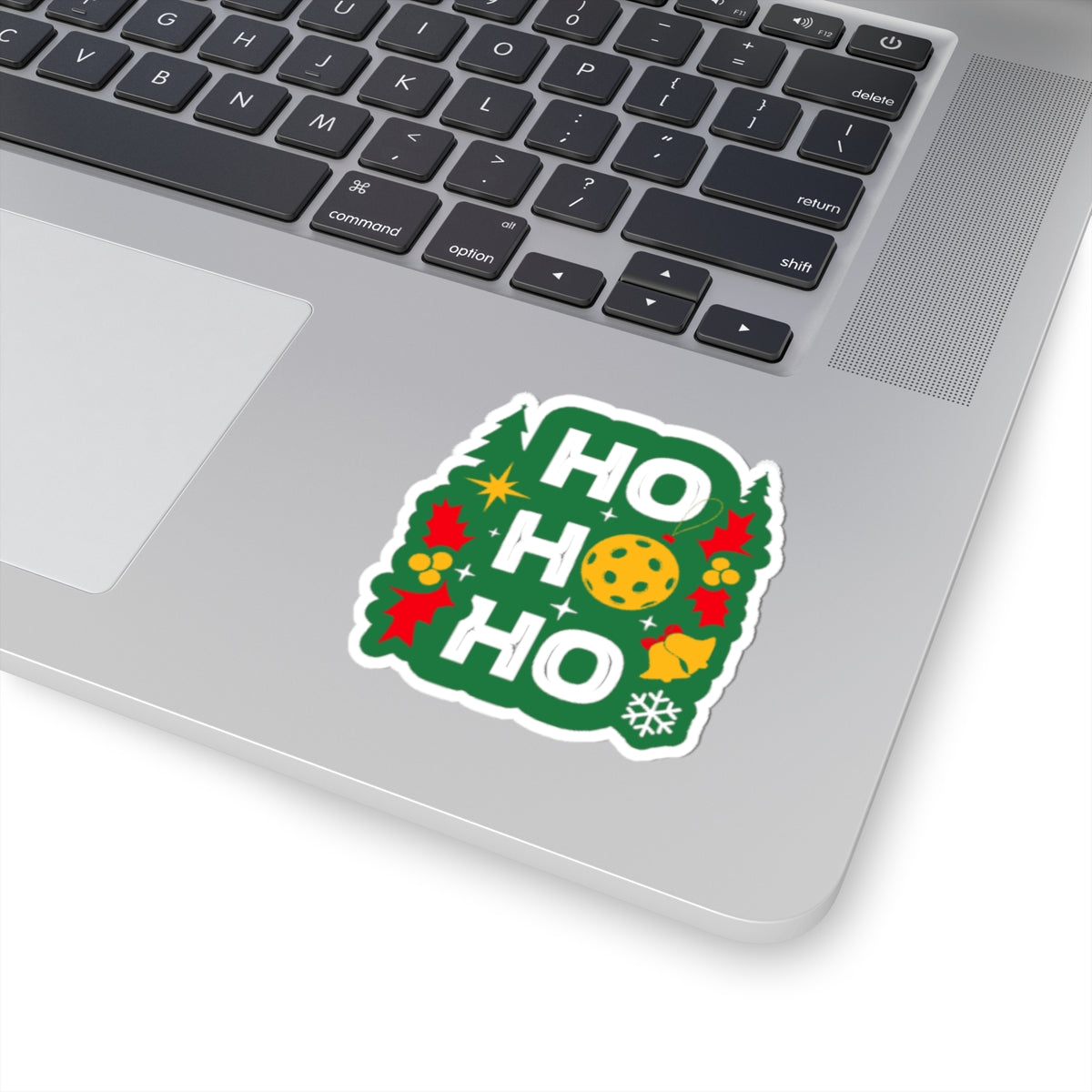 Christmas HO HO HO Pickleball Sticker